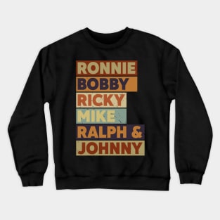 New Edition Ronnie Bobby Ricky Mike Ralph & Johnny Crewneck Sweatshirt